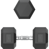 Гантель гексагональная UNIX FIT DBHEX20x2 обрезиненная 20 кг